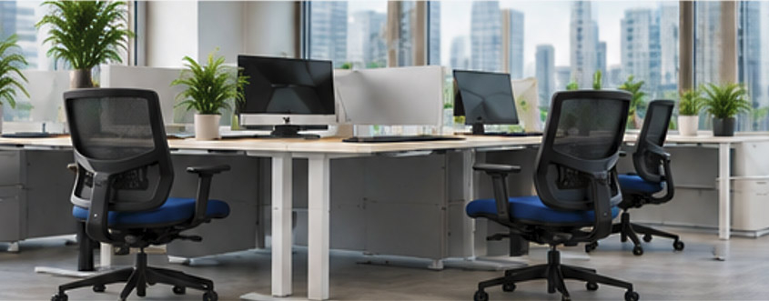The VS Adaptive Seating System™ allows us to create seating solutions for individual workspaces.